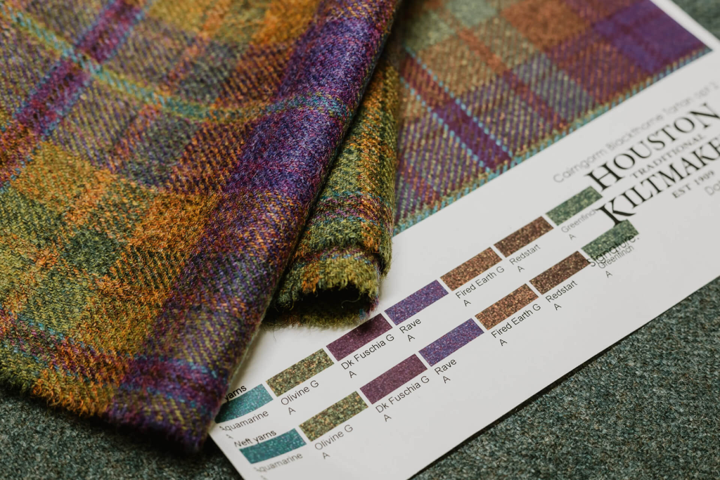 Special weave tartan design