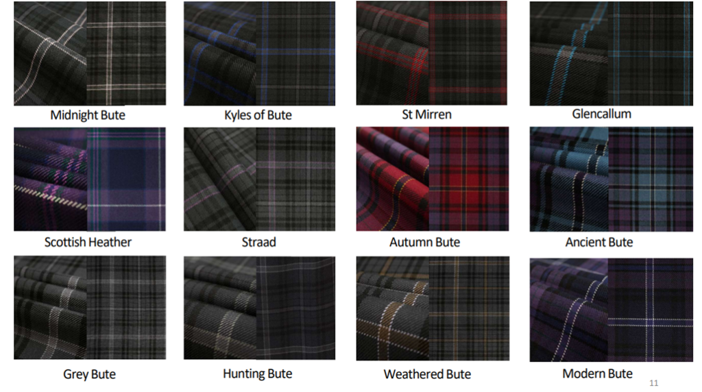 Bute Heather collection - tartans anyone can wear