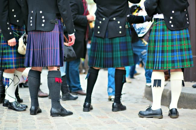 Edinburgh kilt shop
