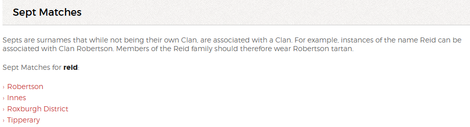 clan tartans