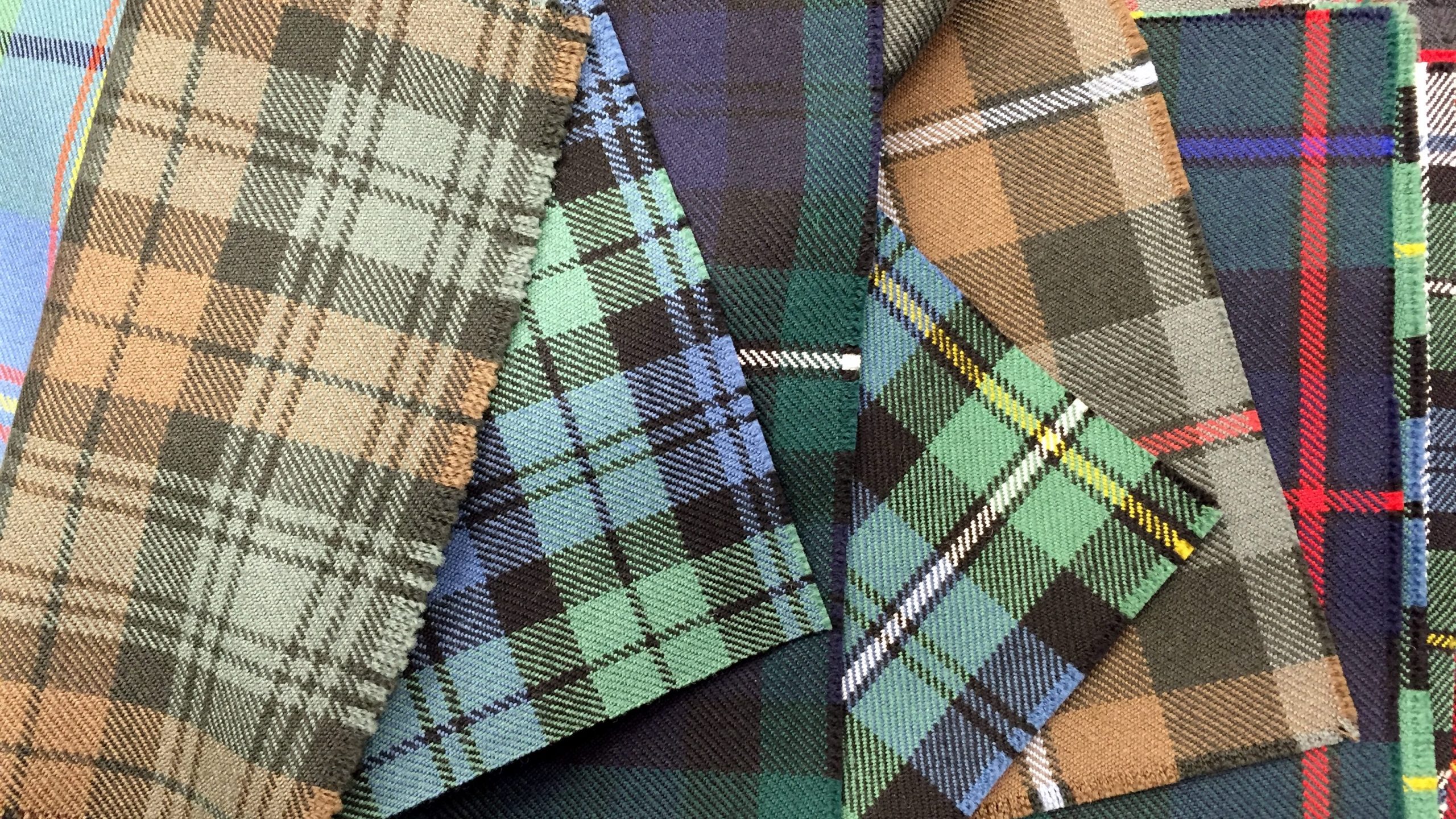 Clan campbell tartan view 3