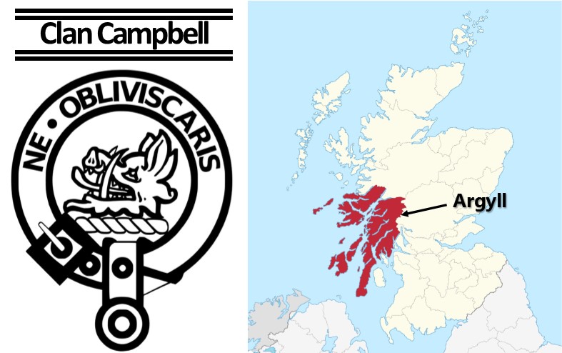 Clan campbell tartan view 1 | campbell tartan view 2