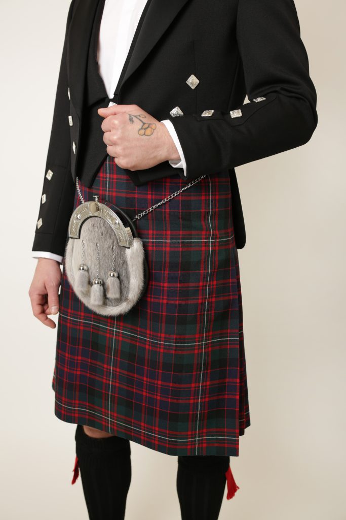Macdonald tartan kilt